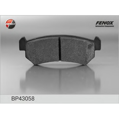 Photo Kit de plaquettes de frein, frein à disque FENOX BP43058