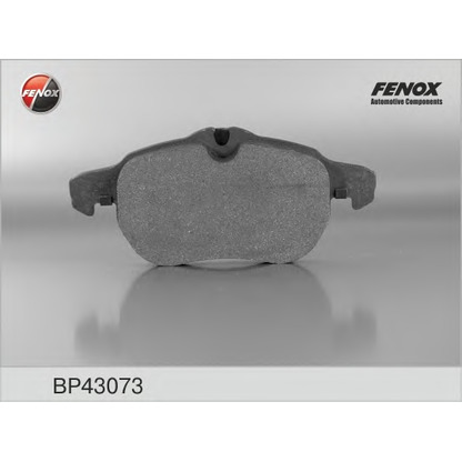 Фото Комплект тормозных колодок, дисковый тормоз FENOX BP43073