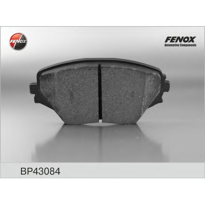 Фото Комплект тормозных колодок, дисковый тормоз FENOX BP43084