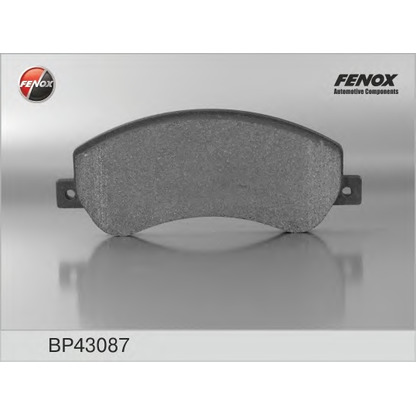 Фото Комплект тормозных колодок, дисковый тормоз FENOX BP43087