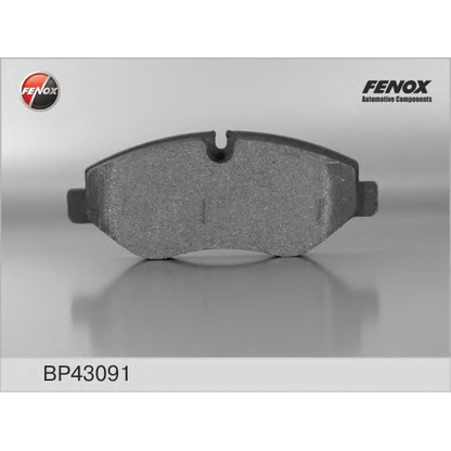 Фото Комплект тормозных колодок, дисковый тормоз FENOX BP43091