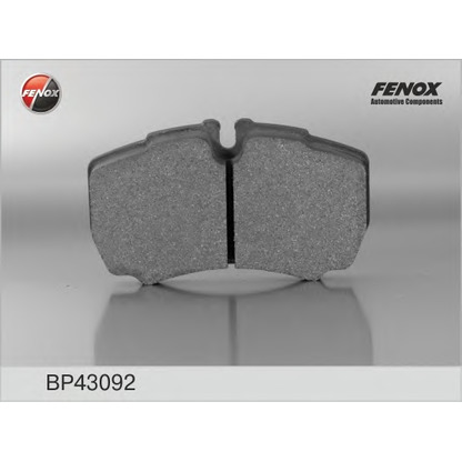Zdjęcie Zestaw klocków hamulcowych, hamulce tarczowe FENOX BP43092