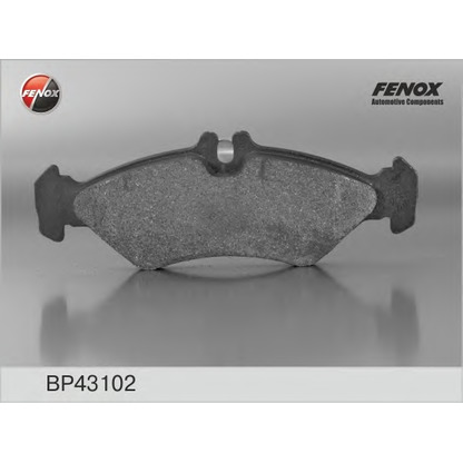 Zdjęcie Zestaw klocków hamulcowych, hamulce tarczowe FENOX BP43102
