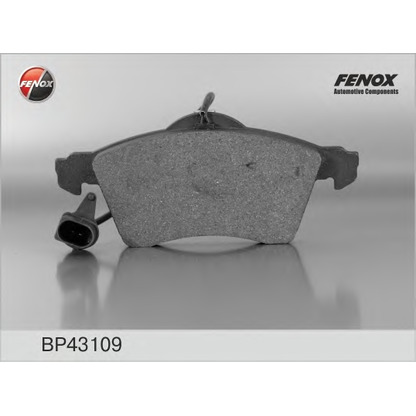 Photo Brake Pad Set, disc brake FENOX BP43109