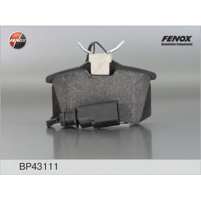 Photo Brake Pad Set, disc brake FENOX BP43111