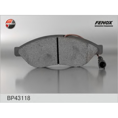 Photo Kit de plaquettes de frein, frein à disque FENOX BP43118