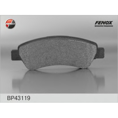 Zdjęcie Zestaw klocków hamulcowych, hamulce tarczowe FENOX BP43119