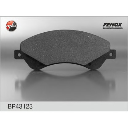 Photo Brake Pad Set, disc brake FENOX BP43123