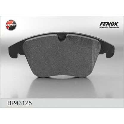 Photo Brake Pad Set, disc brake FENOX BP43125