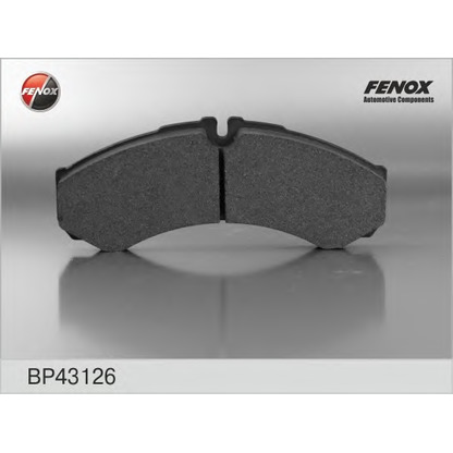 Zdjęcie Zestaw klocków hamulcowych, hamulce tarczowe FENOX BP43126
