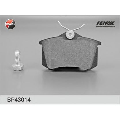 Photo Brake Pad Set, disc brake FENOX BP43014