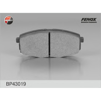 Photo Brake Pad Set, disc brake FENOX BP43019