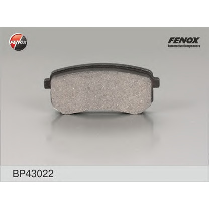 Photo Brake Pad Set, disc brake FENOX BP43022