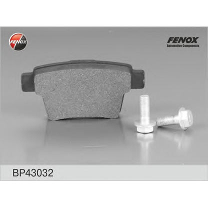 Photo Brake Pad Set, disc brake FENOX BP43032