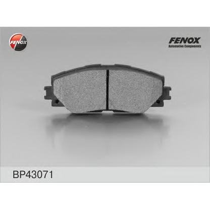 Photo Brake Pad Set, disc brake FENOX BP43071