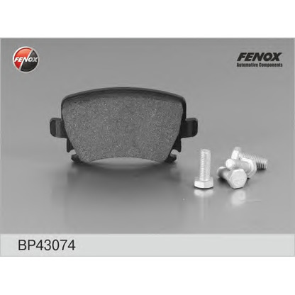 Photo Brake Pad Set, disc brake FENOX BP43074
