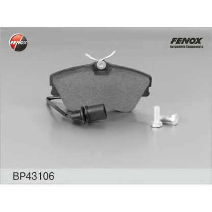 Photo Brake Pad Set, disc brake FENOX BP43106
