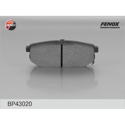 Photo Brake Pad Set, disc brake FENOX BP43020