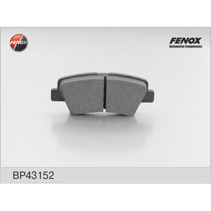 Zdjęcie Zestaw klocków hamulcowych, hamulce tarczowe FENOX BP43152