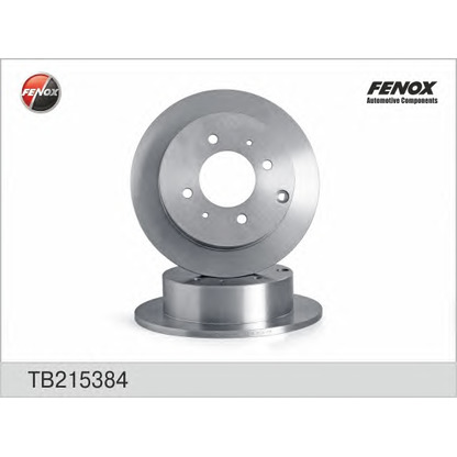 Photo Brake Disc FENOX TB215384