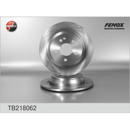 Photo Disque de frein FENOX TB218062