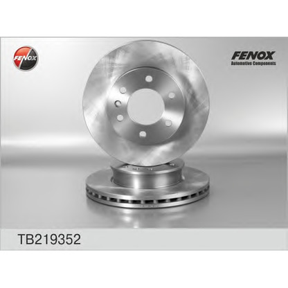 Photo Disque de frein FENOX TB219352