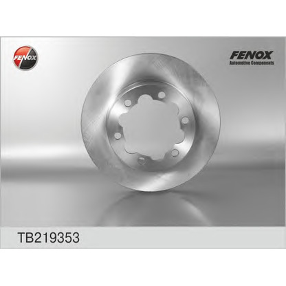 Photo Disque de frein FENOX TB219353
