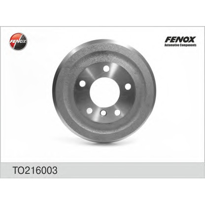 Photo Brake Drum FENOX TO216003