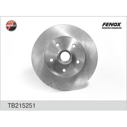 Photo Brake Disc FENOX TB215251