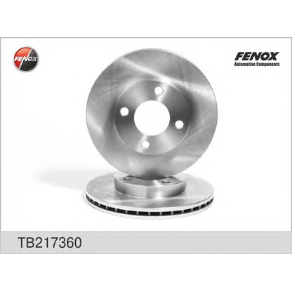 Photo Disque de frein FENOX TB217360