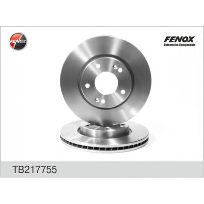 Foto Disco  freno FENOX TB217755