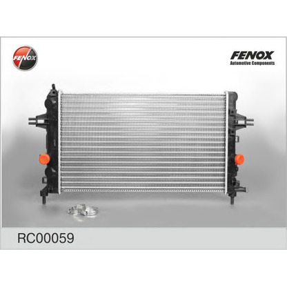 Zdjęcie Chłodnica, układ chłodzenia silnika FENOX RC00059