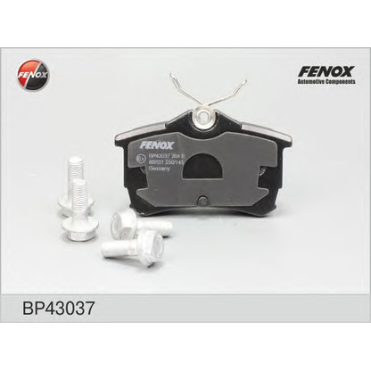 Photo Kit de plaquettes de frein, frein à disque FENOX BP43037