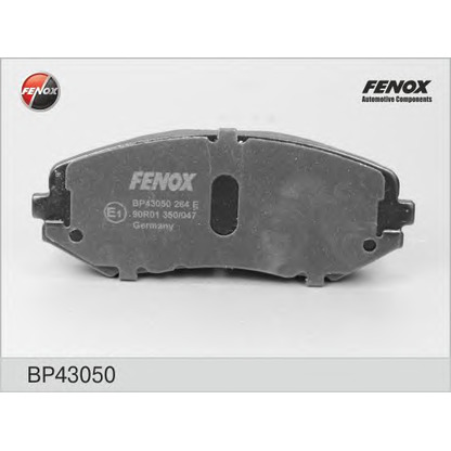 Фото Комплект тормозных колодок, дисковый тормоз FENOX BP43050