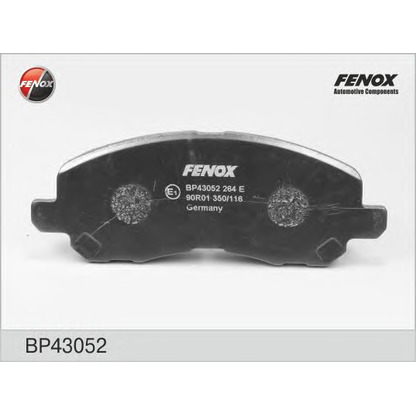 Foto Kit pastiglie freno, Freno a disco FENOX BP43052