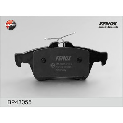 Photo Kit de plaquettes de frein, frein à disque FENOX BP43055