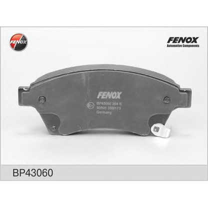 Photo Kit de plaquettes de frein, frein à disque FENOX BP43060