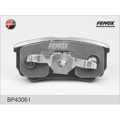 Photo Kit de plaquettes de frein, frein à disque FENOX BP43061