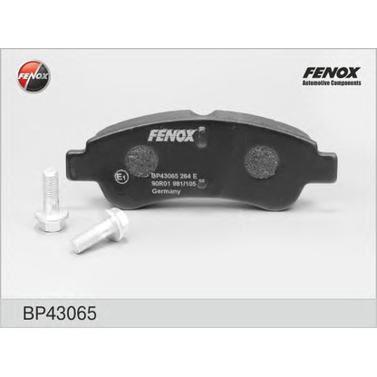 Photo Brake Pad Set, disc brake FENOX BP43065