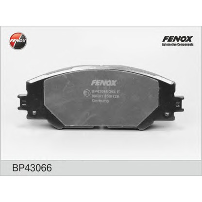 Zdjęcie Zestaw klocków hamulcowych, hamulce tarczowe FENOX BP43066