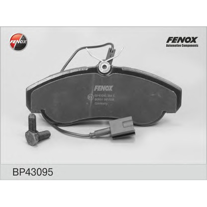 Photo Kit de plaquettes de frein, frein à disque FENOX BP43095