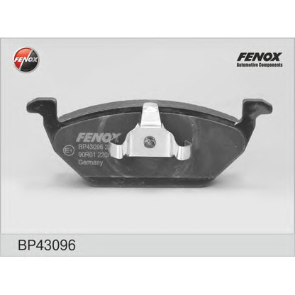 Photo Brake Pad Set, disc brake FENOX BP43096