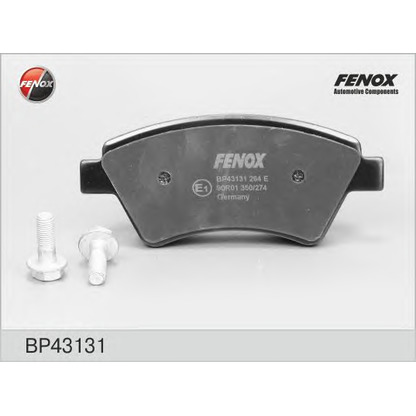 Photo Brake Pad Set, disc brake FENOX BP43131