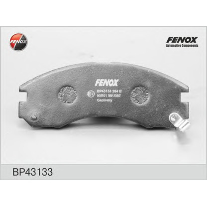 Photo Brake Pad Set, disc brake FENOX BP43133