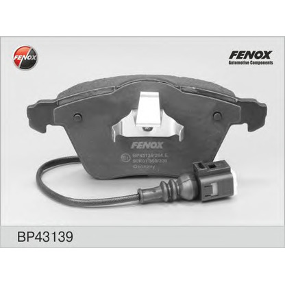 Photo Kit de plaquettes de frein, frein à disque FENOX BP43139