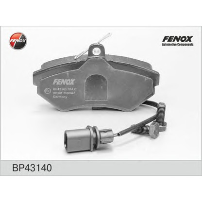 Photo Brake Pad Set, disc brake FENOX BP43140