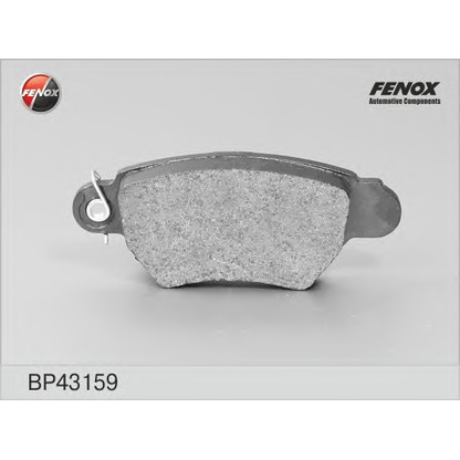 Photo Brake Pad Set, disc brake FENOX BP43159