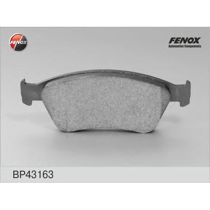 Photo Brake Pad Set, disc brake FENOX BP43163