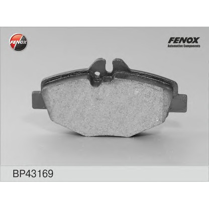 Фото Комплект тормозных колодок, дисковый тормоз FENOX BP43169
