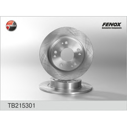 Foto Disco de freno FENOX TB215301